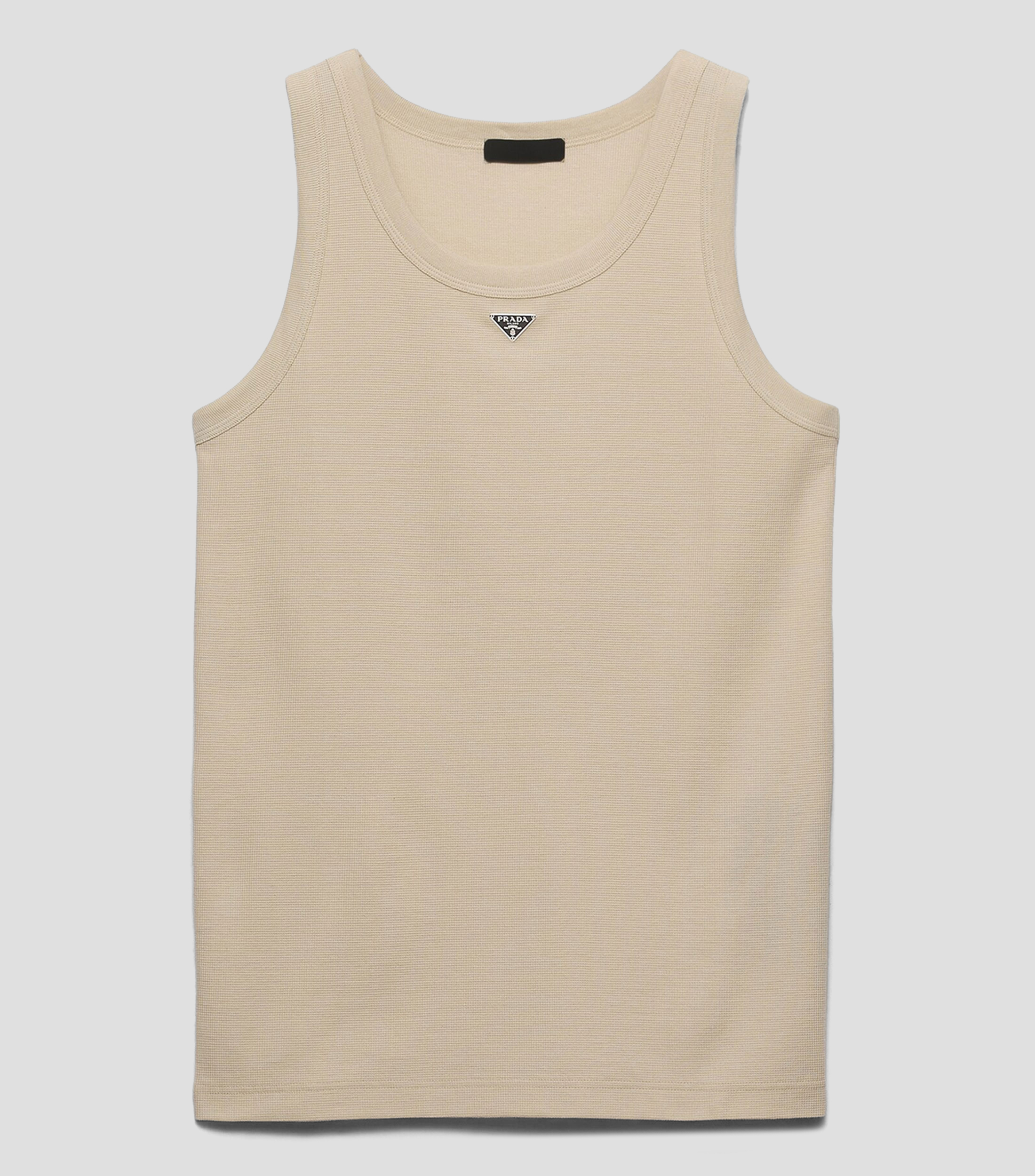 Playera de cuello redondo sin mangas lisa Hombre